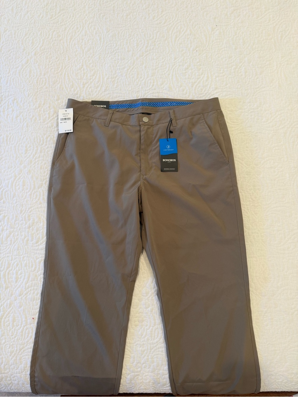 Bonobos Men's Golf Chino Pants - Taupe Brown
